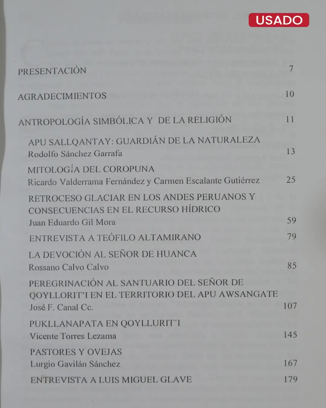 ANTROPOLOGÍA SIMBÓLICA Y DE LA RELIGIÓN (Nº 01 - AÑO 1 / CUSCO - PERU) - Imagen 3