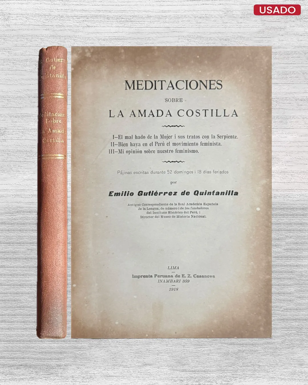 MEDITACIONES SOBRE LA AMADA COSTILLA