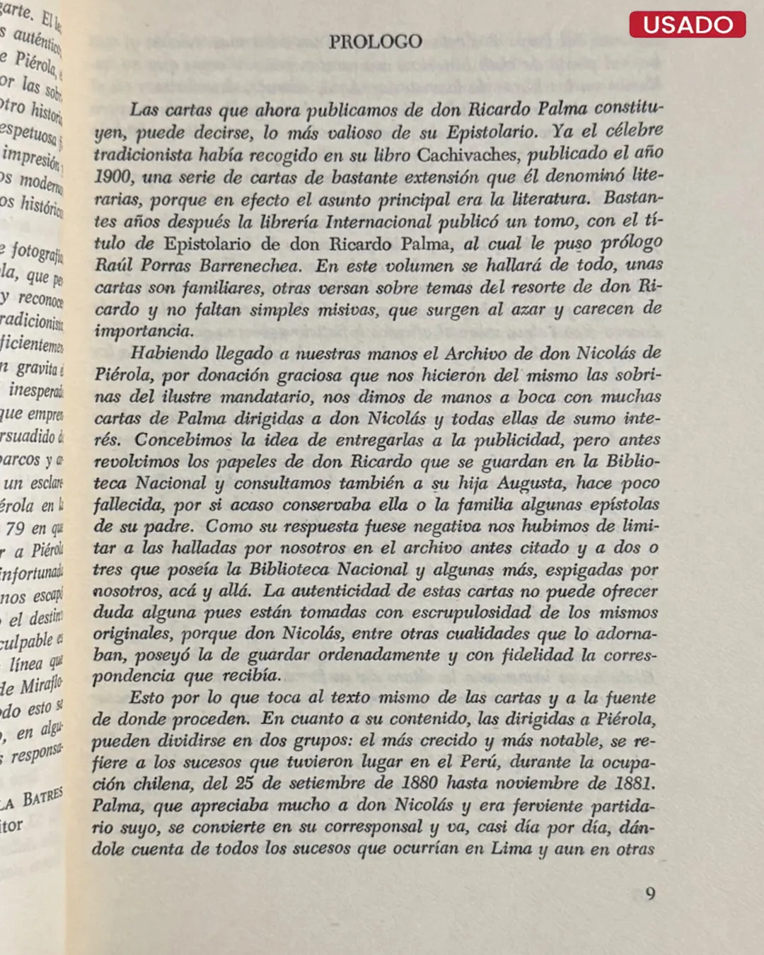 CARTAS A PIEROLA (SOBRE LA OCUPACION CHILENA DE LIMA) - Imagen 3