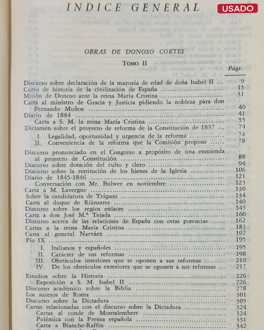 OBRAS COMPLETAS DE DONOSO CORTES, I Y II - Imagen 2