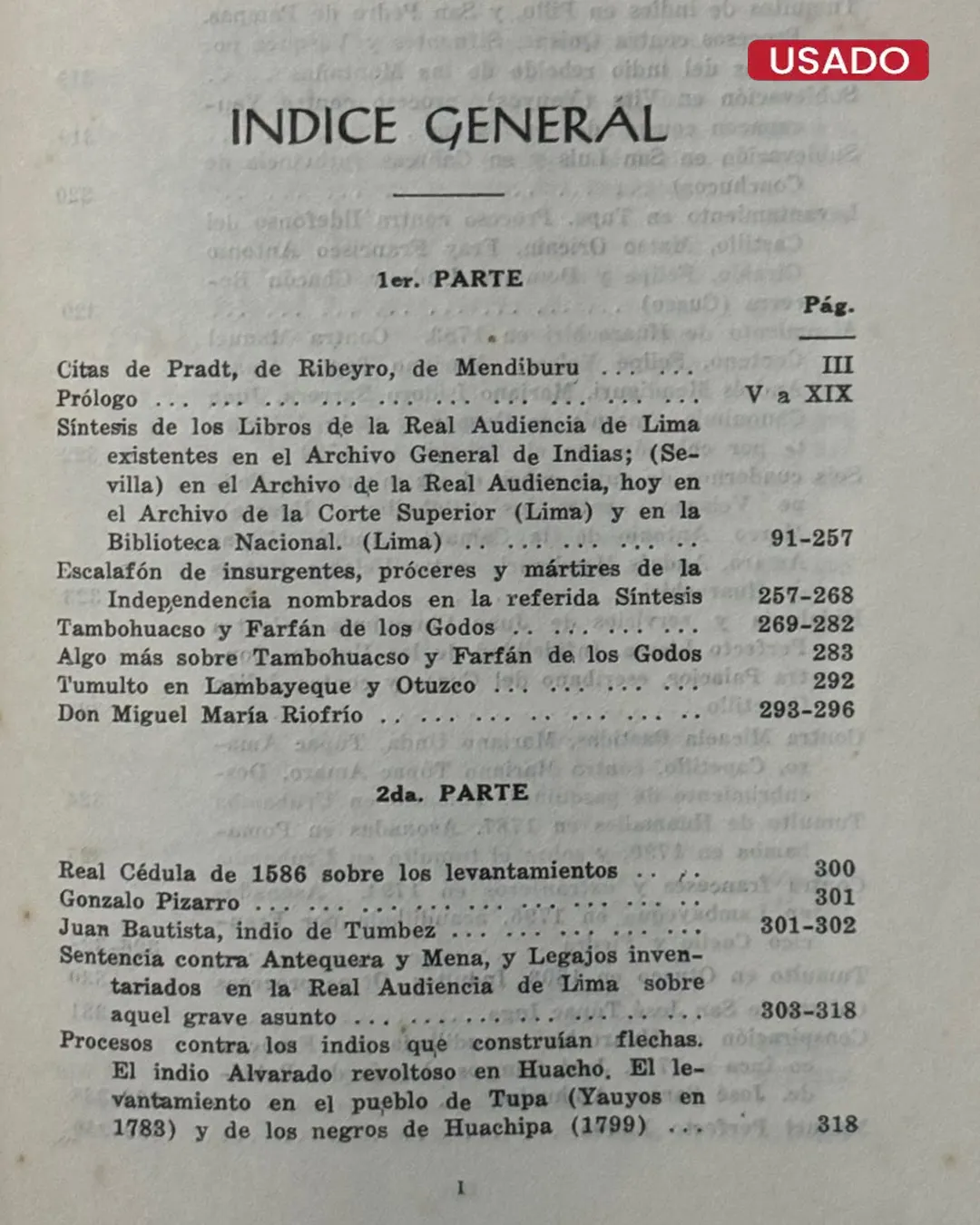 HOJAS PARA LA HISTORIA DE LA EMANCIPACION DEL PERU (PRIMER Y SEGUNDO TOMO)” - Imagen 3