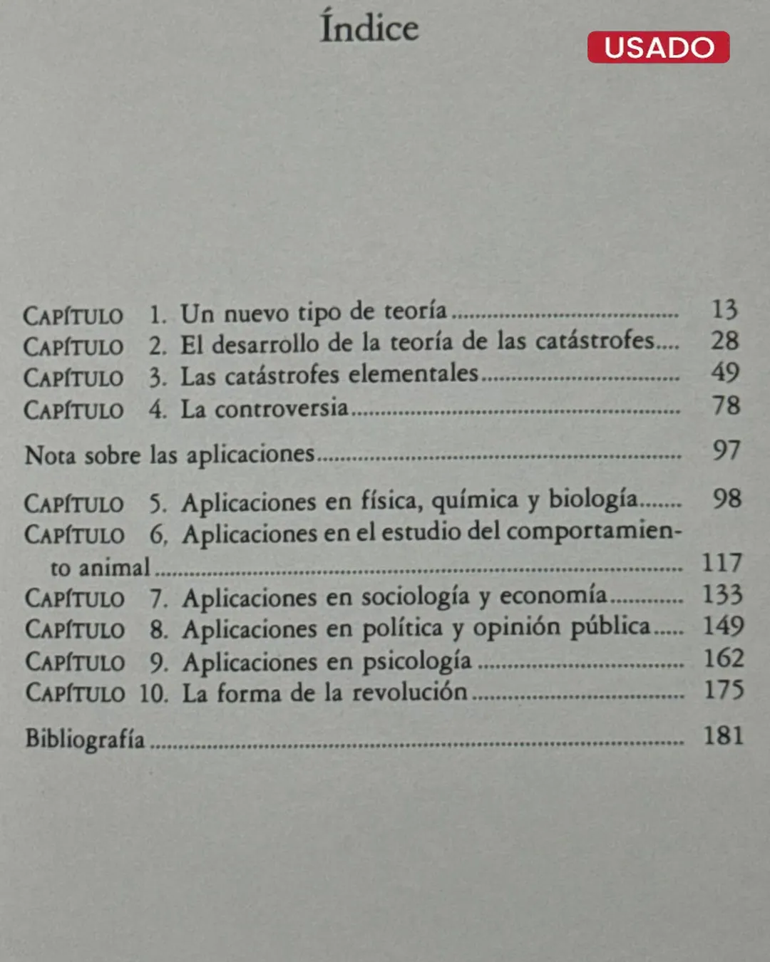 TEORIA DE LAS CATASTROFES - Imagen 2