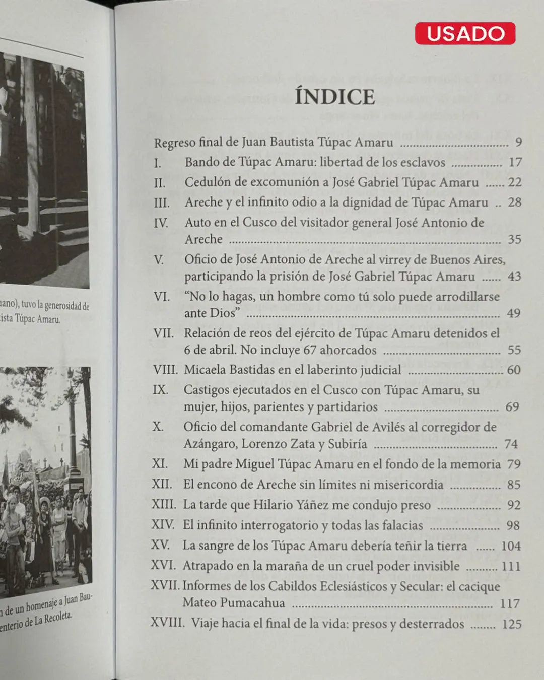 JUAN BAUTISTA TÚPAC AMARU, CRONIVELA DE JOSÉ LUIS AYALA - Imagen 2