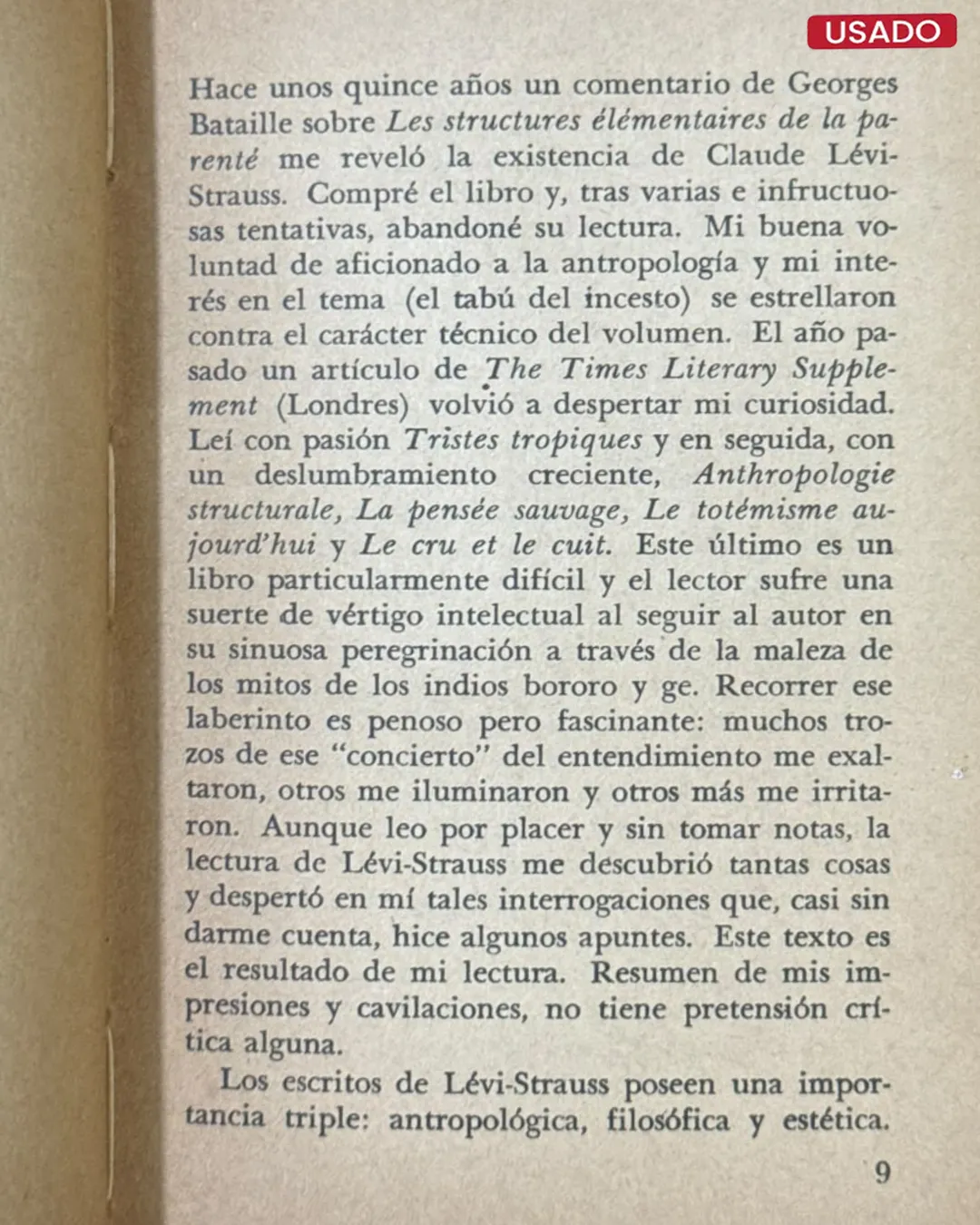 CLAUDE LÉVI-STRAUSS O EL NUEVO FESTÍN DE ESOPO - Imagen 2