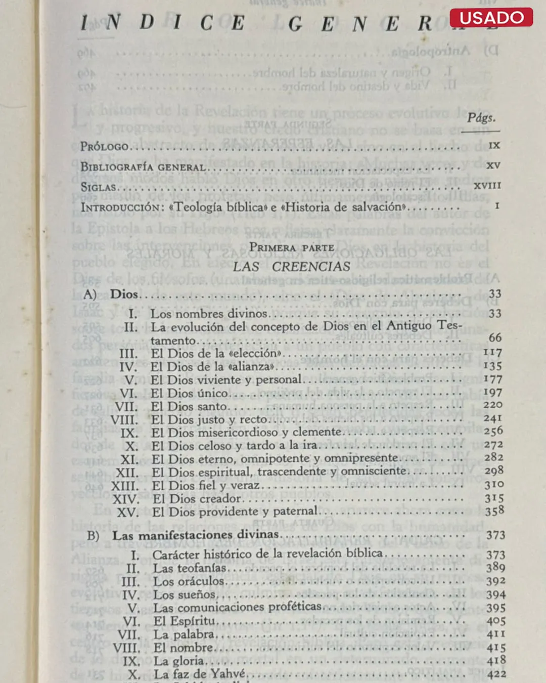 TEOLOGIA DE LA BIBLIA (ANTIGUO TESTAMENTO) - Imagen 3