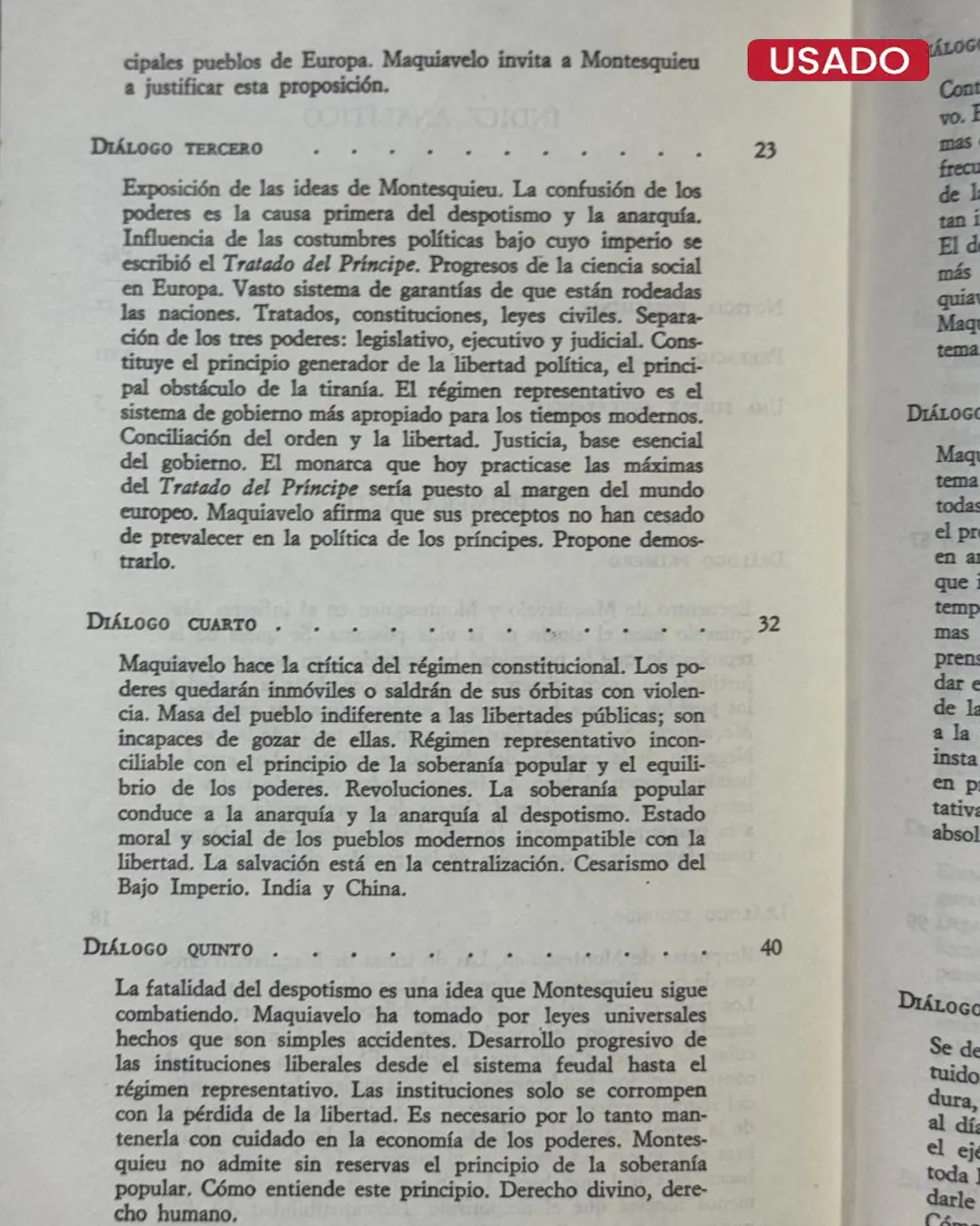 DIALOGO EN EL INFIERNO ENTRE MAQUIAVELO Y MONTESQUIEU - Imagen 3