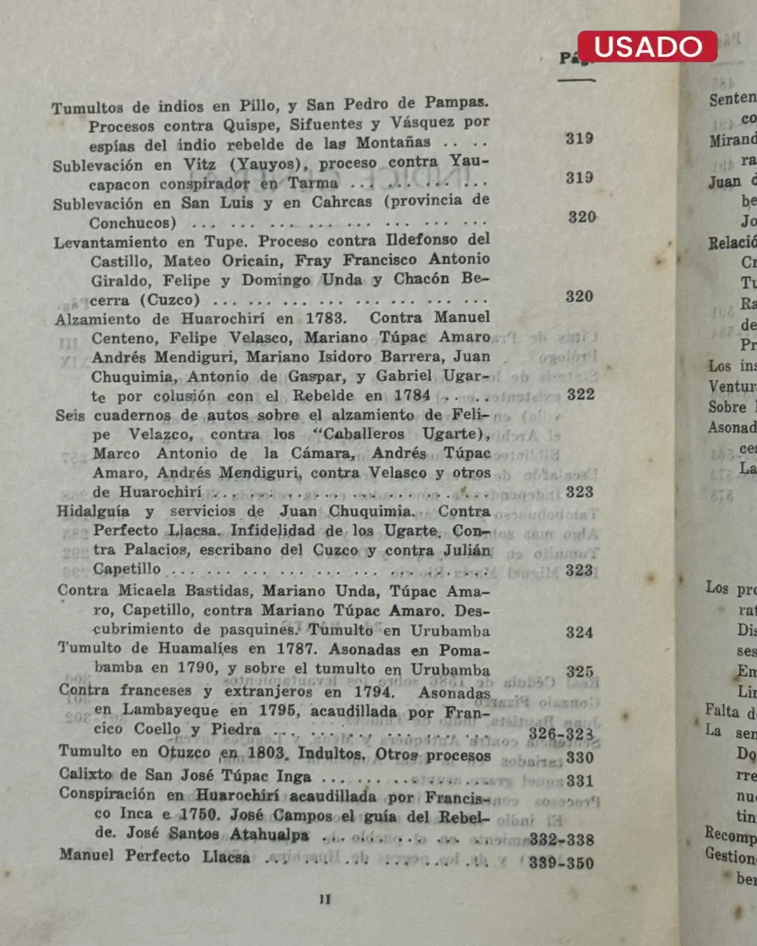 HOJAS PARA LA HISTORIA DE LA EMANCIPACION DEL PERU (PRIMER Y SEGUNDO TOMO)” - Imagen 2