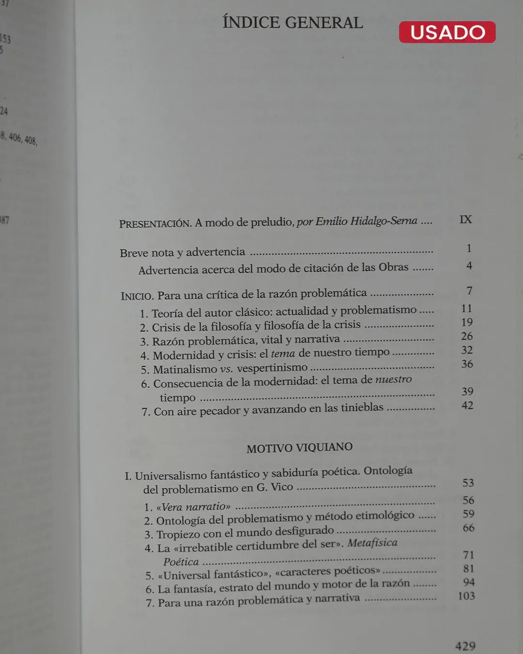 PROLEGÓMENOS PARA UNA CRITICA DE LA RAZON PROBLEMATICA: MOTIVOS EN VICO Y ORTEGA - Imagen 3