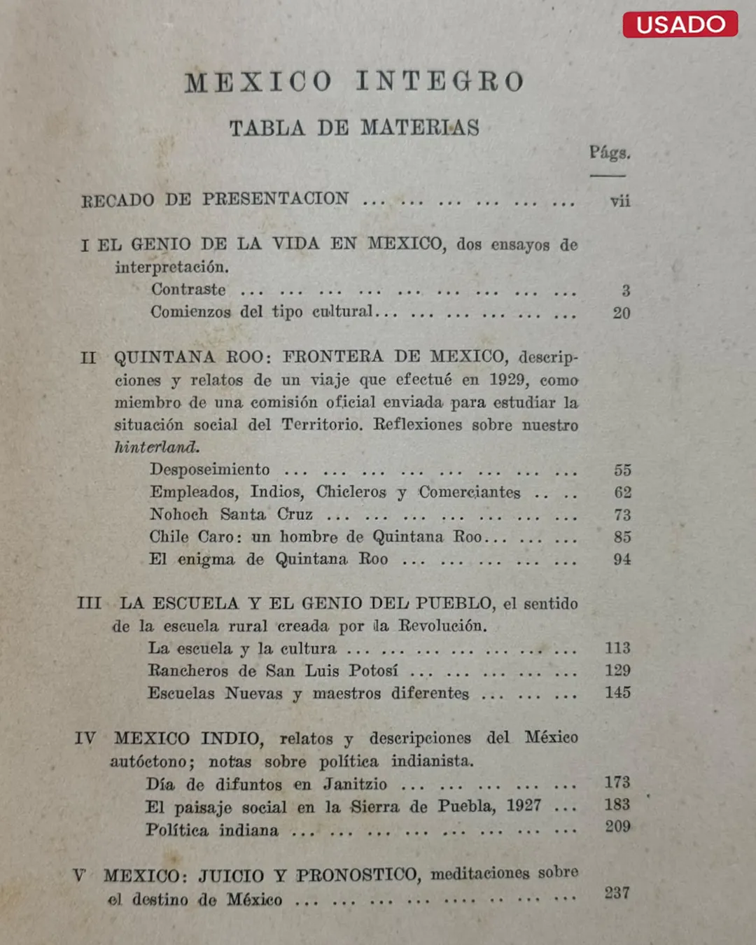 MÉXICO ÍNTEGRO (CARATULA DE JOSE SABOGAL) - Imagen 2