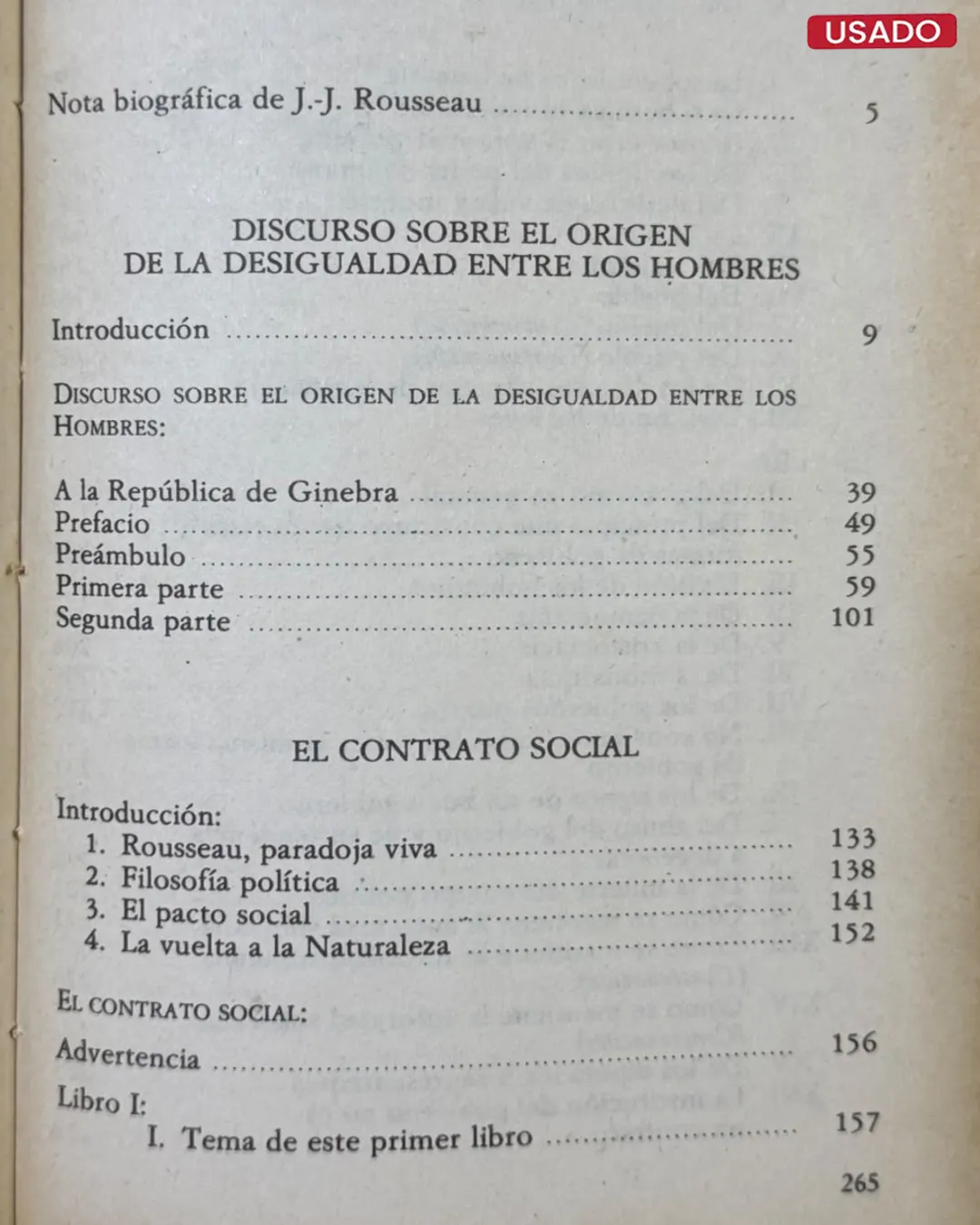 DISCURSO SOBRE EL ORIGEN DE LA DESIGUALDAD ENTRE LOS HOMBRES / EL CONTRATO SOCIAL - Imagen 2