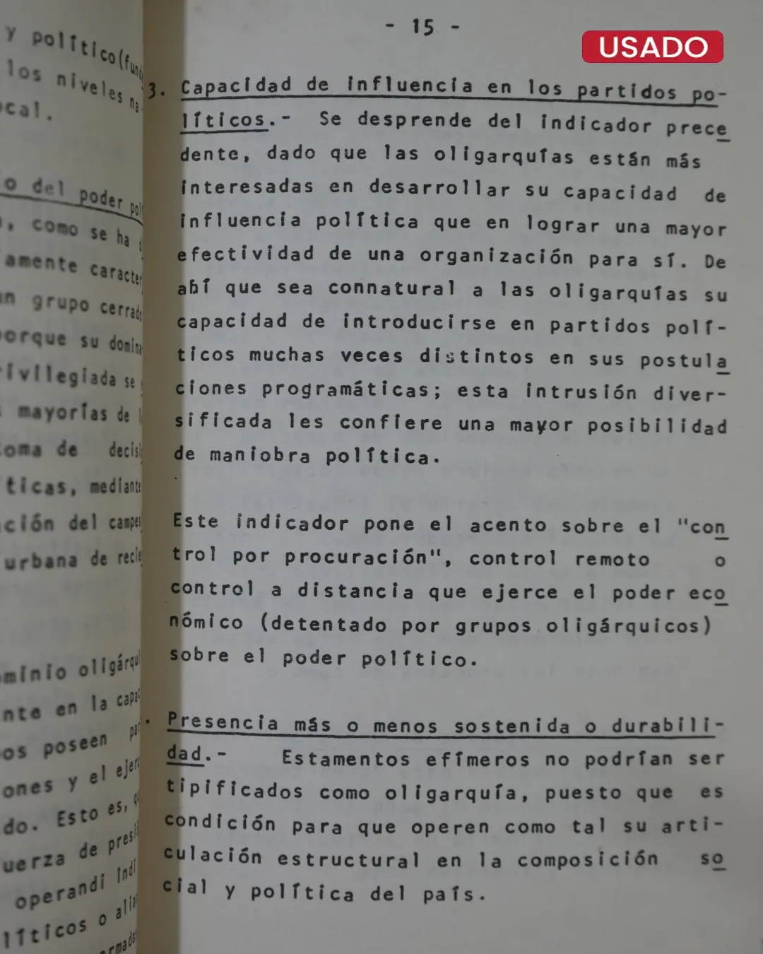 TEORIA, GENESIS Y SITUACION ACTUAL DE LA OLIGARQUIA EN EL PERU - Imagen 2