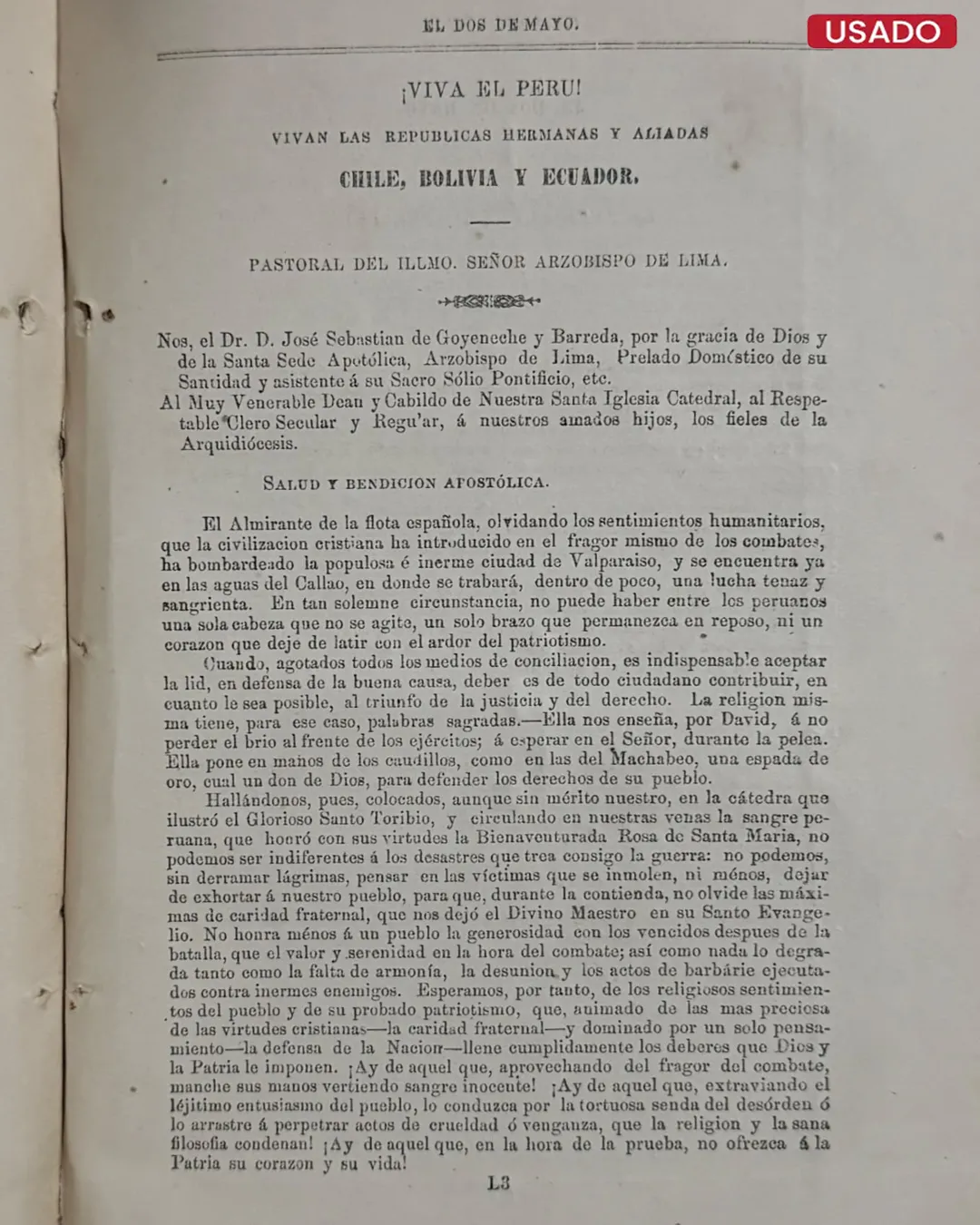 EL PERU Y LA ESPAÑA MODERNA (1866) - Imagen 4