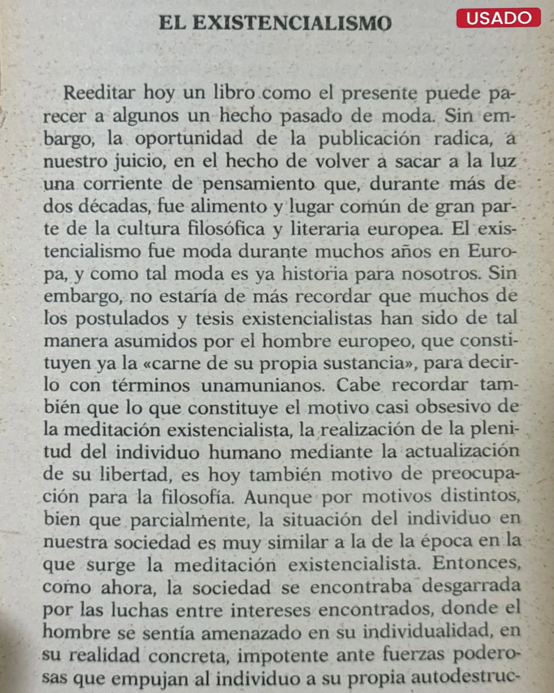 EL EXISTENCIALISMO ES UN HUMANISMO - Imagen 3