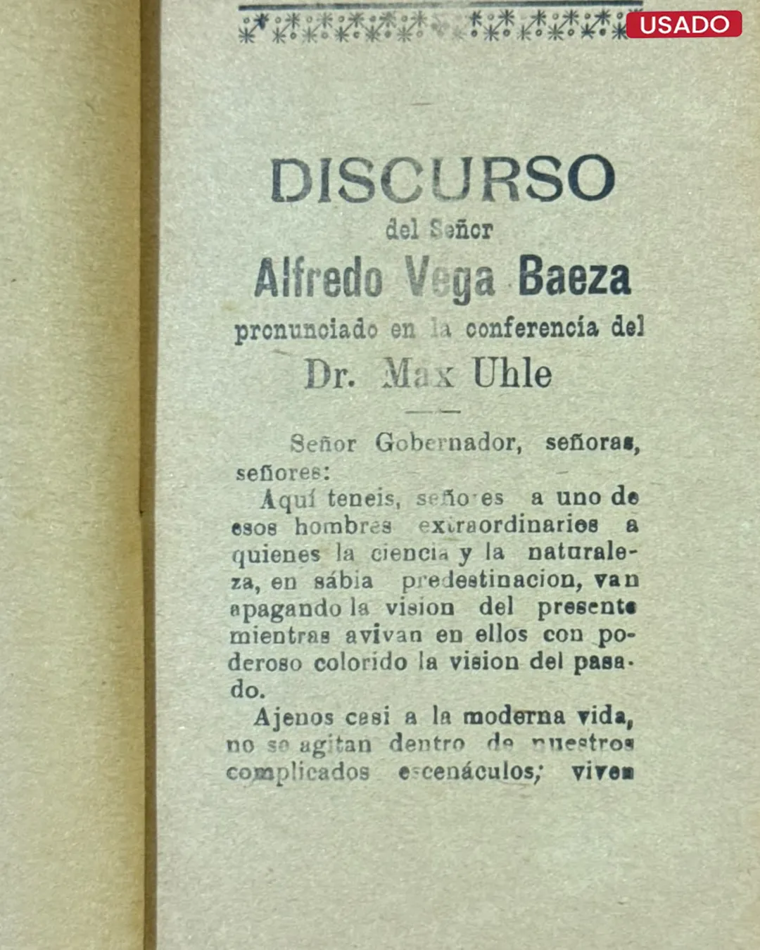 LOS ABORIGENES DE ARICA Y EL HOMBRE AMERICANO: CONFERENCIA LEIDA EN EL INSTITUTO COMERCIAL EL 26 DE NOVIEMBRE DE 1917 - Imagen 3