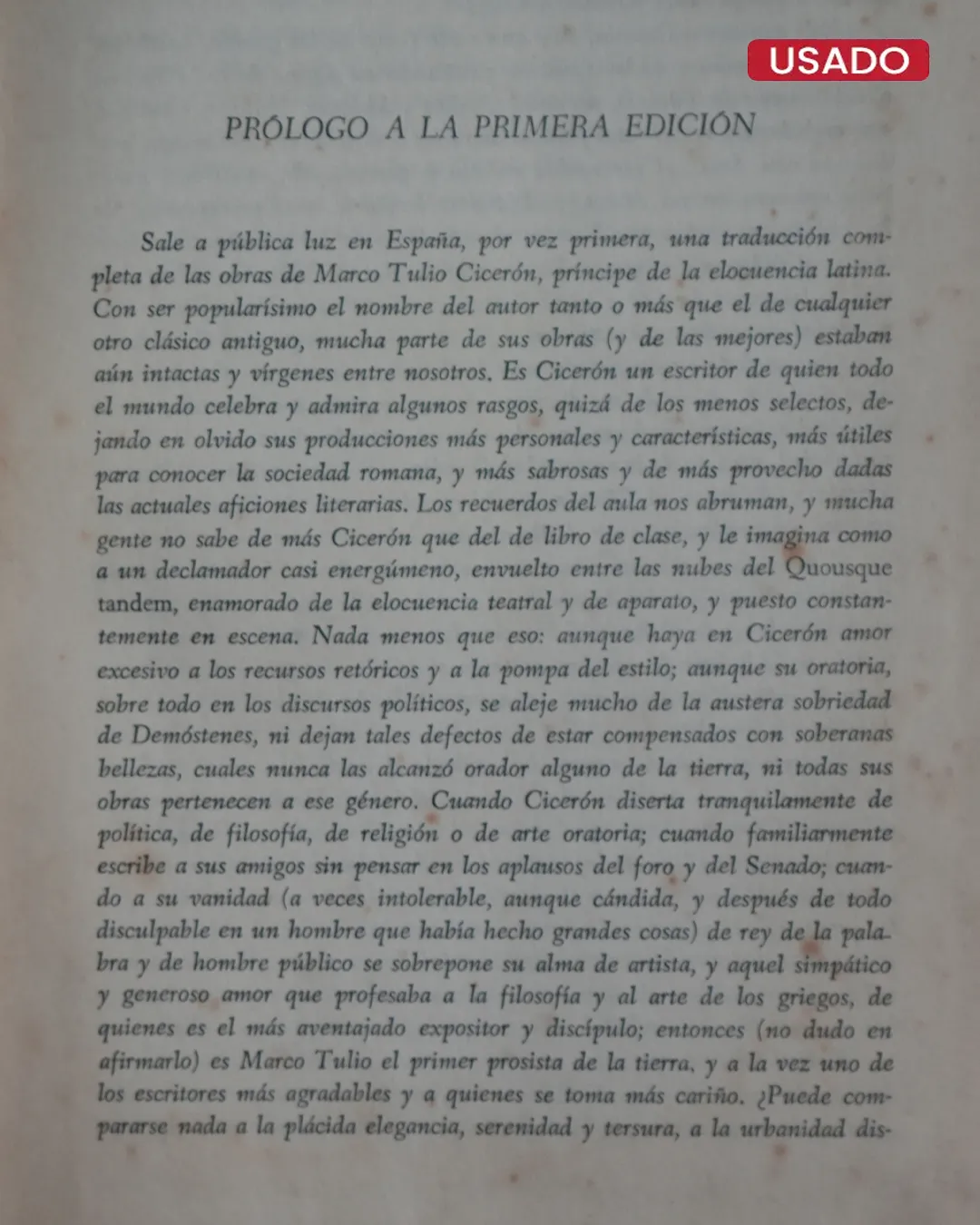 OBRAS COMPLETAS DE MARCO TULIO CICERÓN (6 TOMOS) - Imagen 4