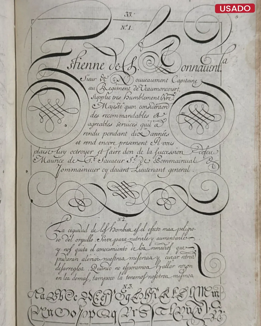ARTE DE ESCRIBIR POR REGLAS Y CON MUESTRAS, SEGUN LA DOCTRINA DE LOS MEJORES AUTORES ANTIGUOS Y MODERNOS, ESTRANGEROS Y NACIONALES, ACOMPAÑADO DE UNOS PRINCIPIOS DE ARITMETICA, GRAMATICA Y OROGRAFIA CASTELLANA, URBANIDAD Y VARIOS SISTEMAS PARA FORMACION Y ENSEÑANZA DE LOS PRINCIPALES CARACTERES QUE SE USAN EN EUROPA - Imagen 3