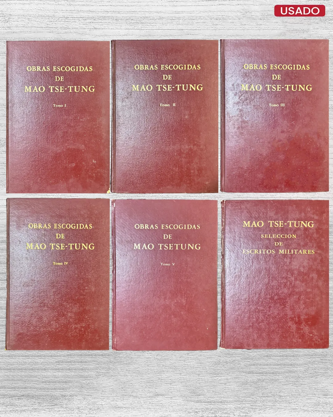 OBRAS ESCOGIDAS DE MAO TSE-TUNG (5 TOMOS + ESCRITOS MILITARES)