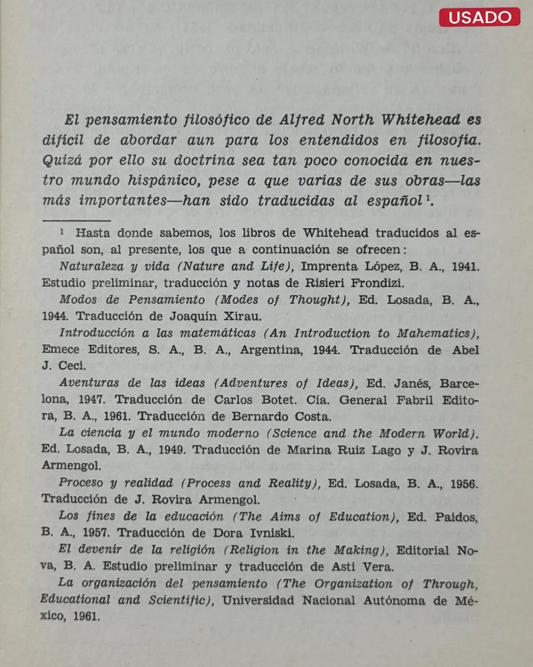 LA FILOSOFIA DE ALFRED NORTH WHITEHEAD - Imagen 3