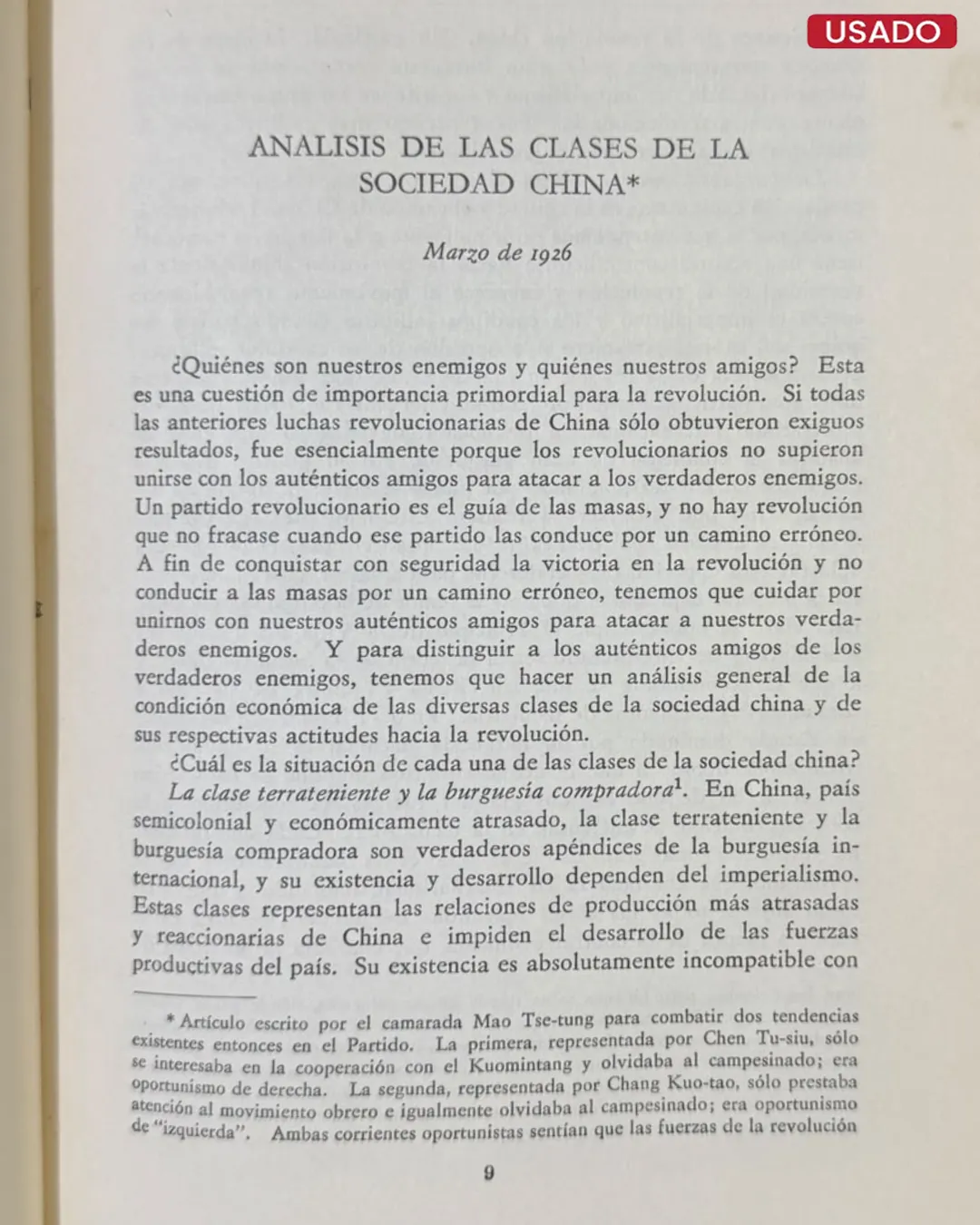 OBRAS ESCOGIDAS DE MAO TSE-TUNG (5 TOMOS + ESCRITOS MILITARES) - Imagen 3