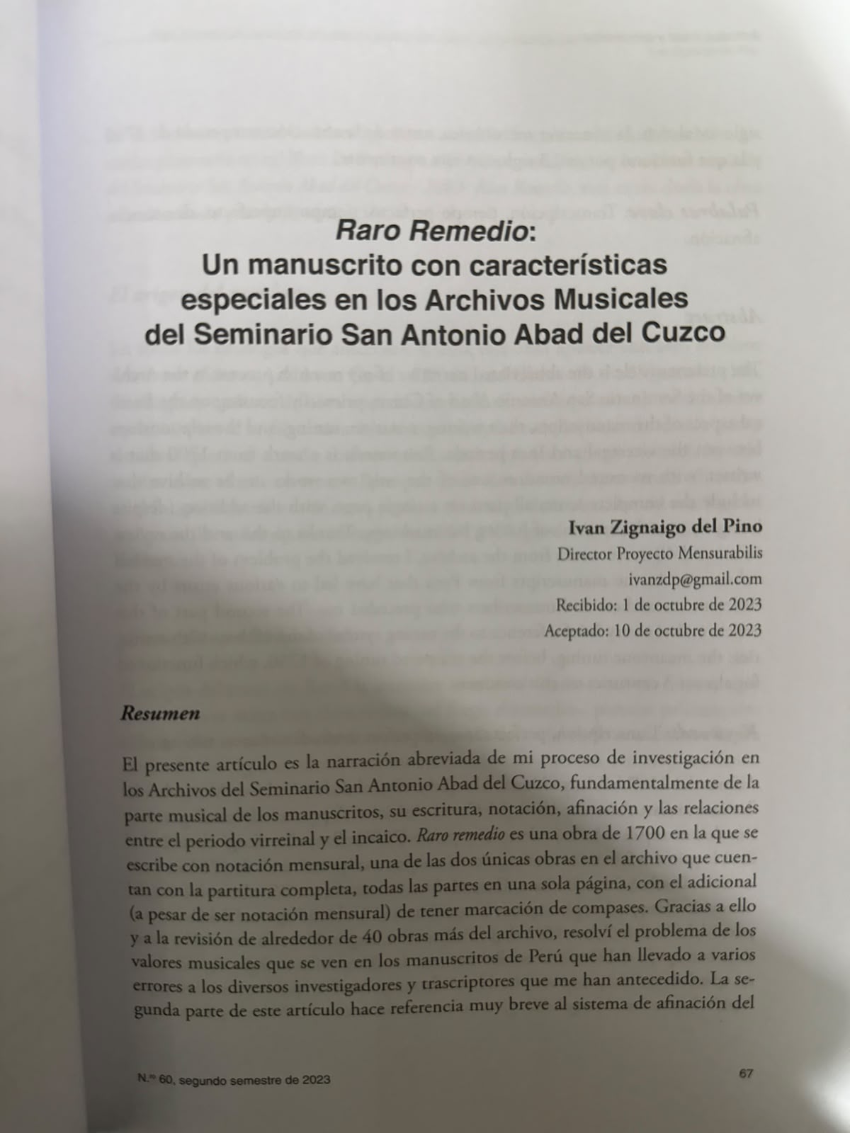 REVISTA ANDINA Nº 60 - Imagen 5