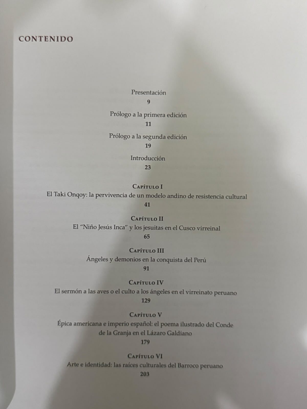 LA IMAGEN TRANSGREDIDA - INDICE