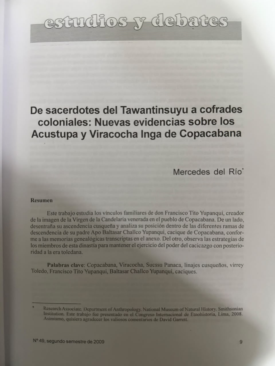 REVISTA ANDINA Nº 49 - Imagen 5