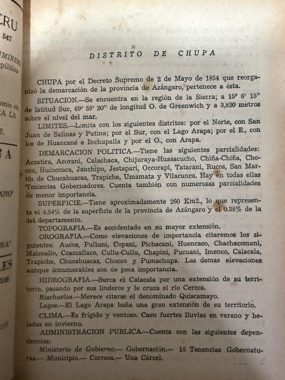 APUNTES SOBRE MI PATRIA - FRAGMENTO