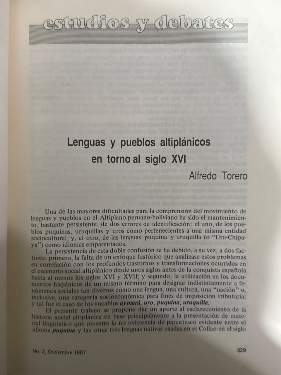 REVISTA ANDINA – AÑO 5, Nº2 - Imagen 3