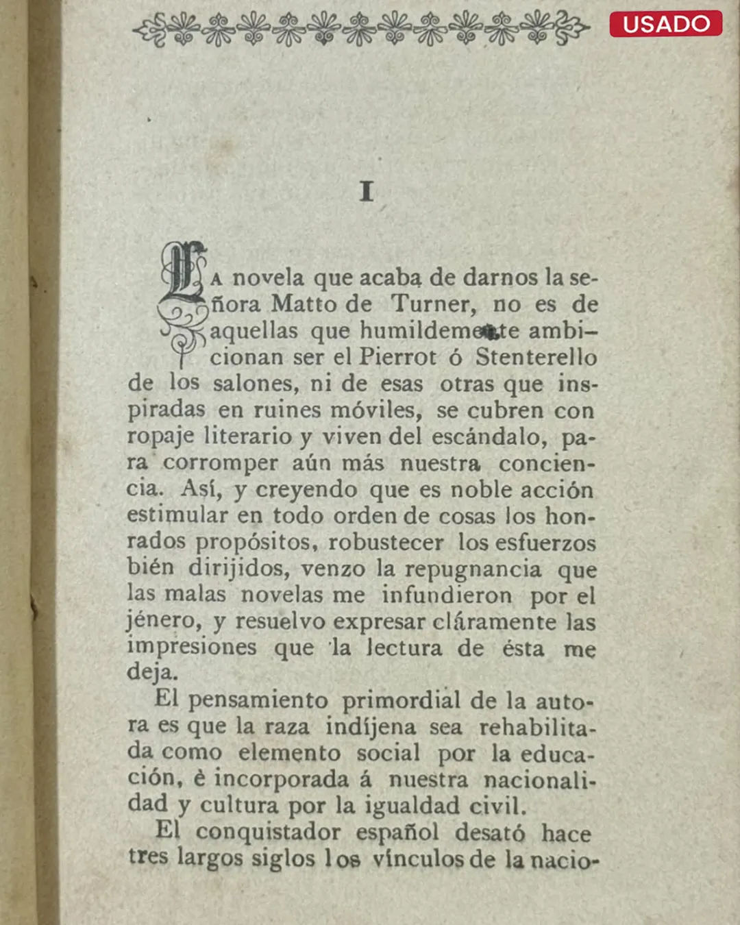 AVES SIN NIDO (NOVELA PERUANA) POR CLORINDA MATTOR DE TURNER; JUICIO CRITICO - Imagen 3