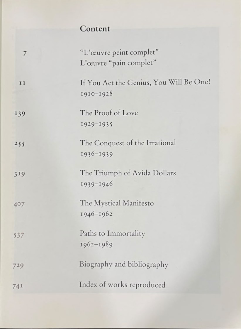 DALÍ: THE PAINTINGS - INDICE