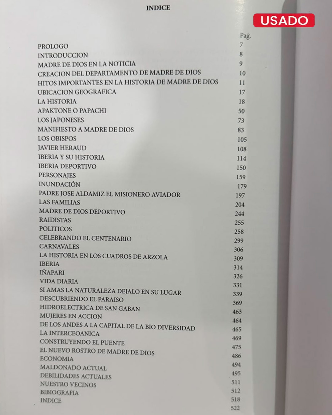 LA SELVA SEMANARIO INDEPENDIENTE - INDICE
