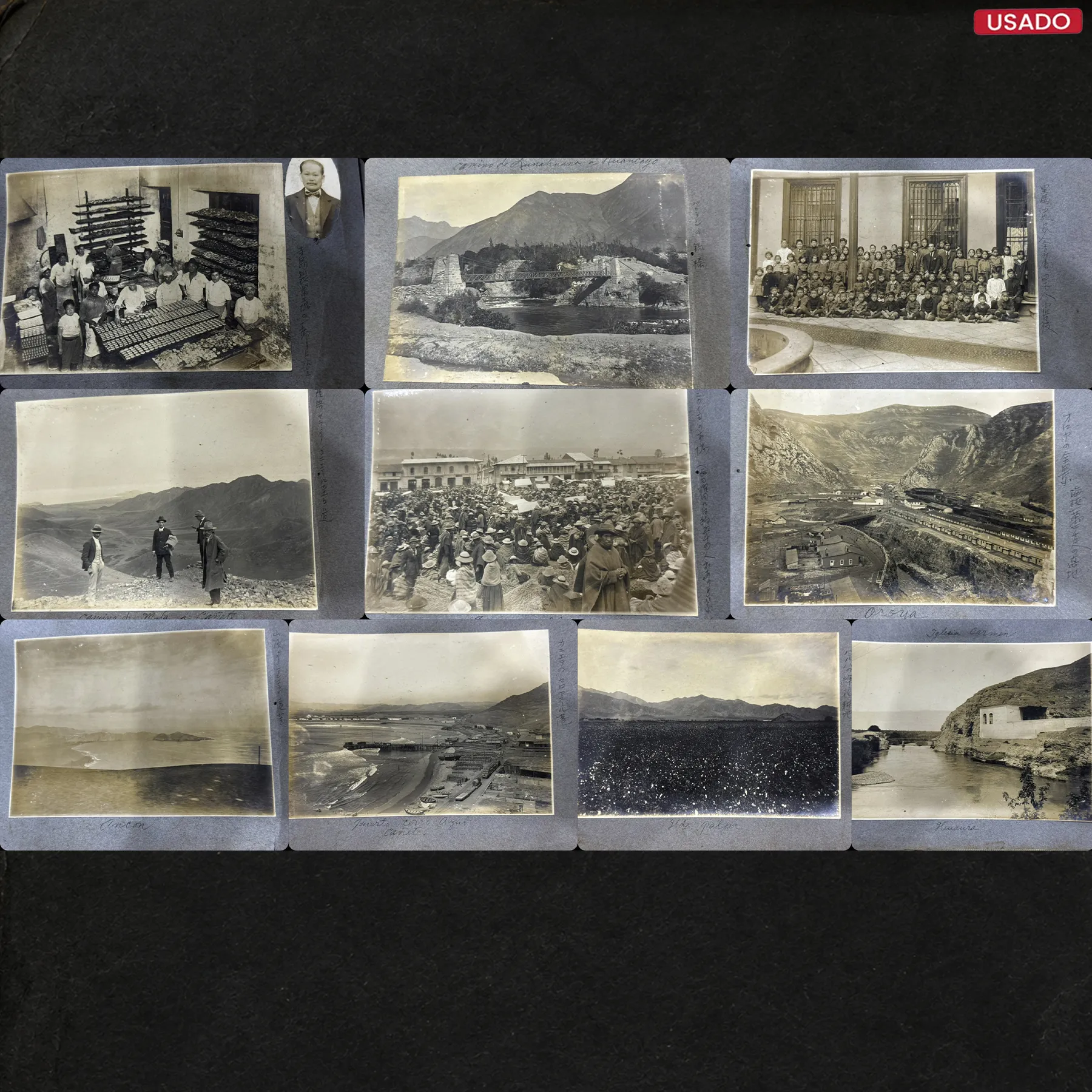 ARCHIVO FOTOGRÁFICO HISTÓRICO DE LA INMIGRACIÓN JAPONESA Y COMUNIDAD NIKKEI EN EL PERÚ (C. 1910–1940) – 3 ÁLBUMES, 443 FOTOGRAFÍAS ORIGINALES - Imagen 41