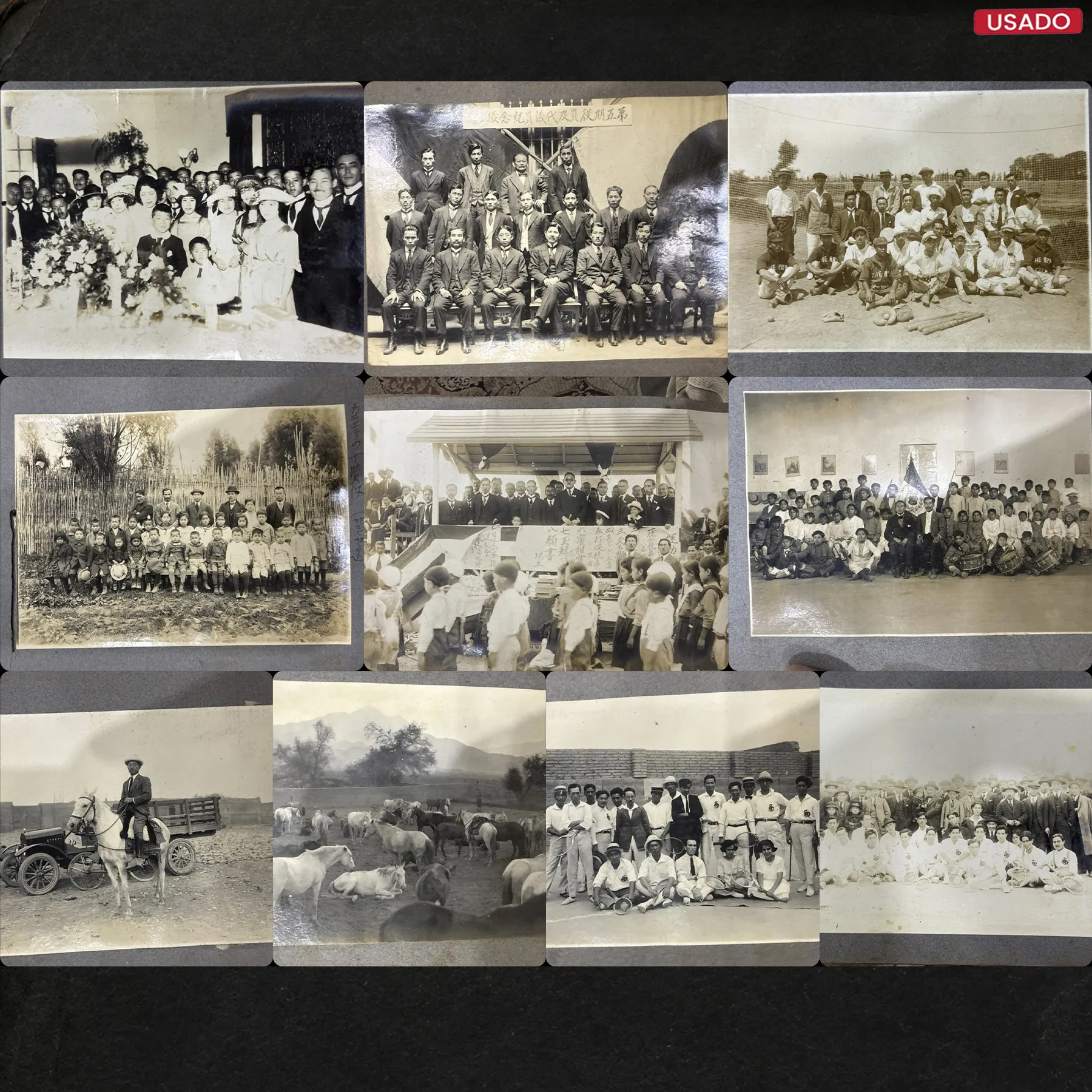 ARCHIVO FOTOGRÁFICO HISTÓRICO DE LA INMIGRACIÓN JAPONESA Y COMUNIDAD NIKKEI EN EL PERÚ (C. 1910–1940) – 3 ÁLBUMES, 443 FOTOGRAFÍAS ORIGINALES - Imagen 37