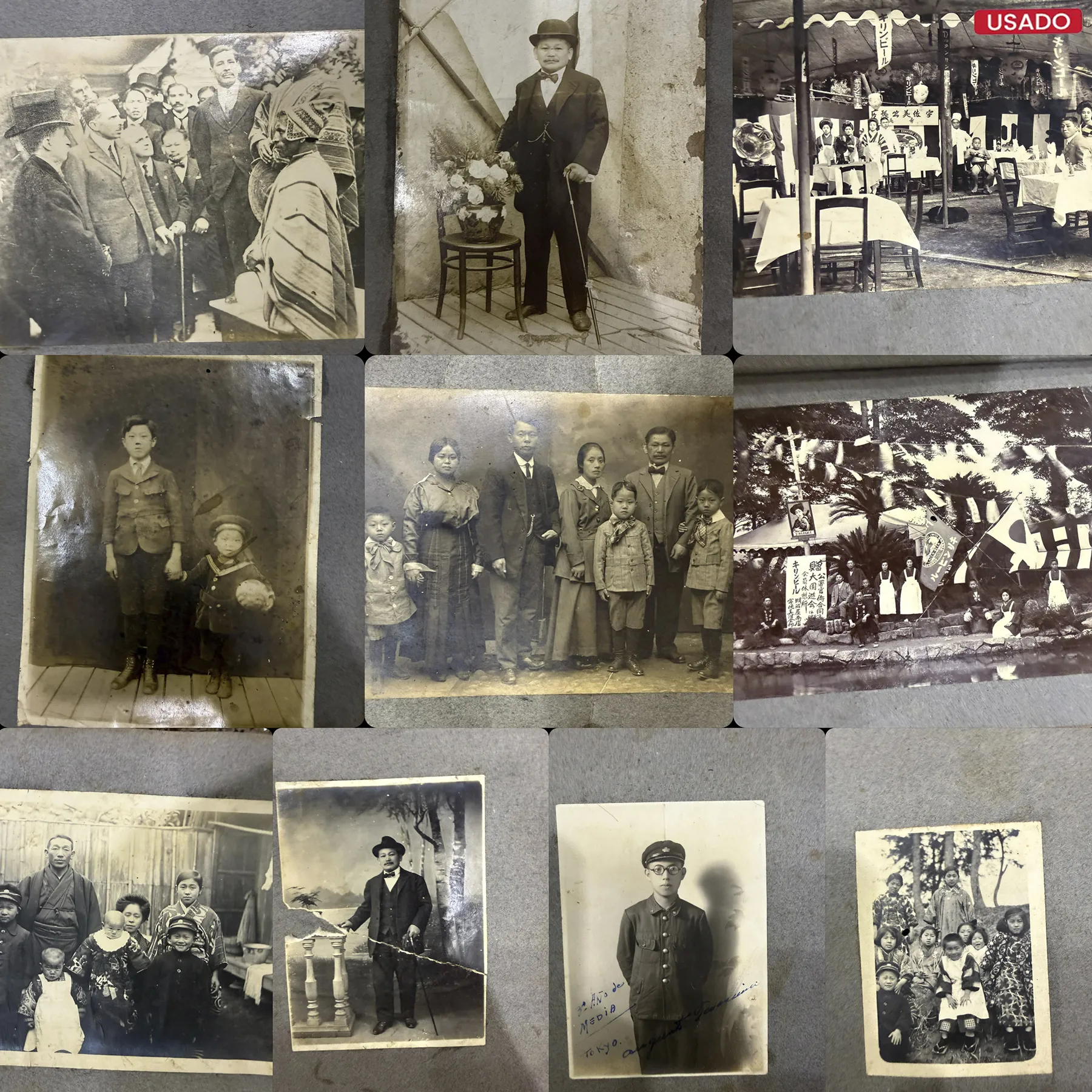 ARCHIVO FOTOGRÁFICO HISTÓRICO DE LA INMIGRACIÓN JAPONESA Y COMUNIDAD NIKKEI EN EL PERÚ (C. 1910–1940) – 3 ÁLBUMES, 443 FOTOGRAFÍAS ORIGINALES - Imagen 35