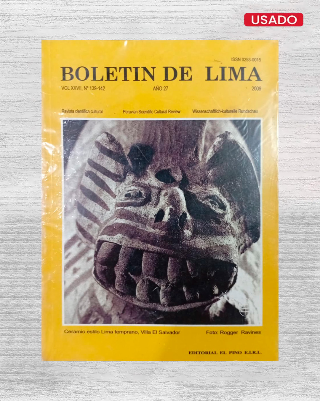 BOLETÍN DE LIMA / VOL XXVII / N° 139-142 / AÑO 27 / 2009