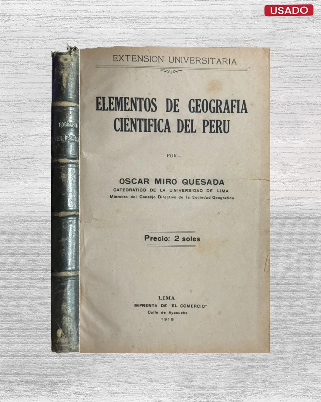 ELEMENTOS DE GEOGRAFIA CIENTIFICA DEL PERU