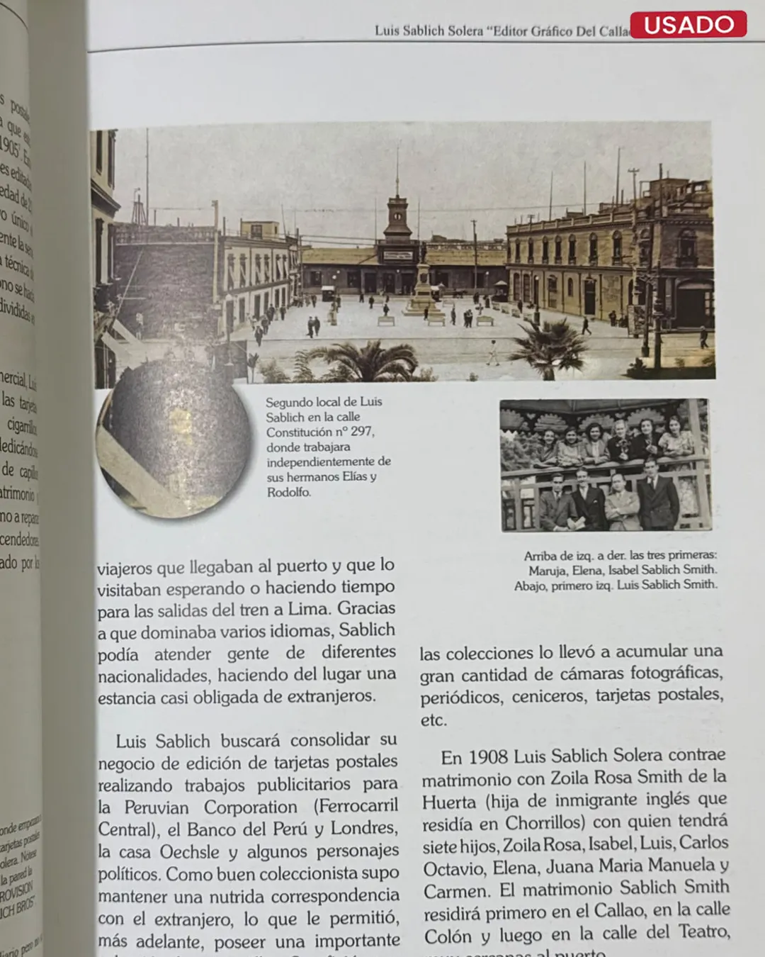 CATALOGO DESCRIPTIVO DE TARJETAS POSTALES DE EPOCA; COLECCION HUMBERTO CURRARINO CÁMERE (CALLAO – PERU) - Imagen 3