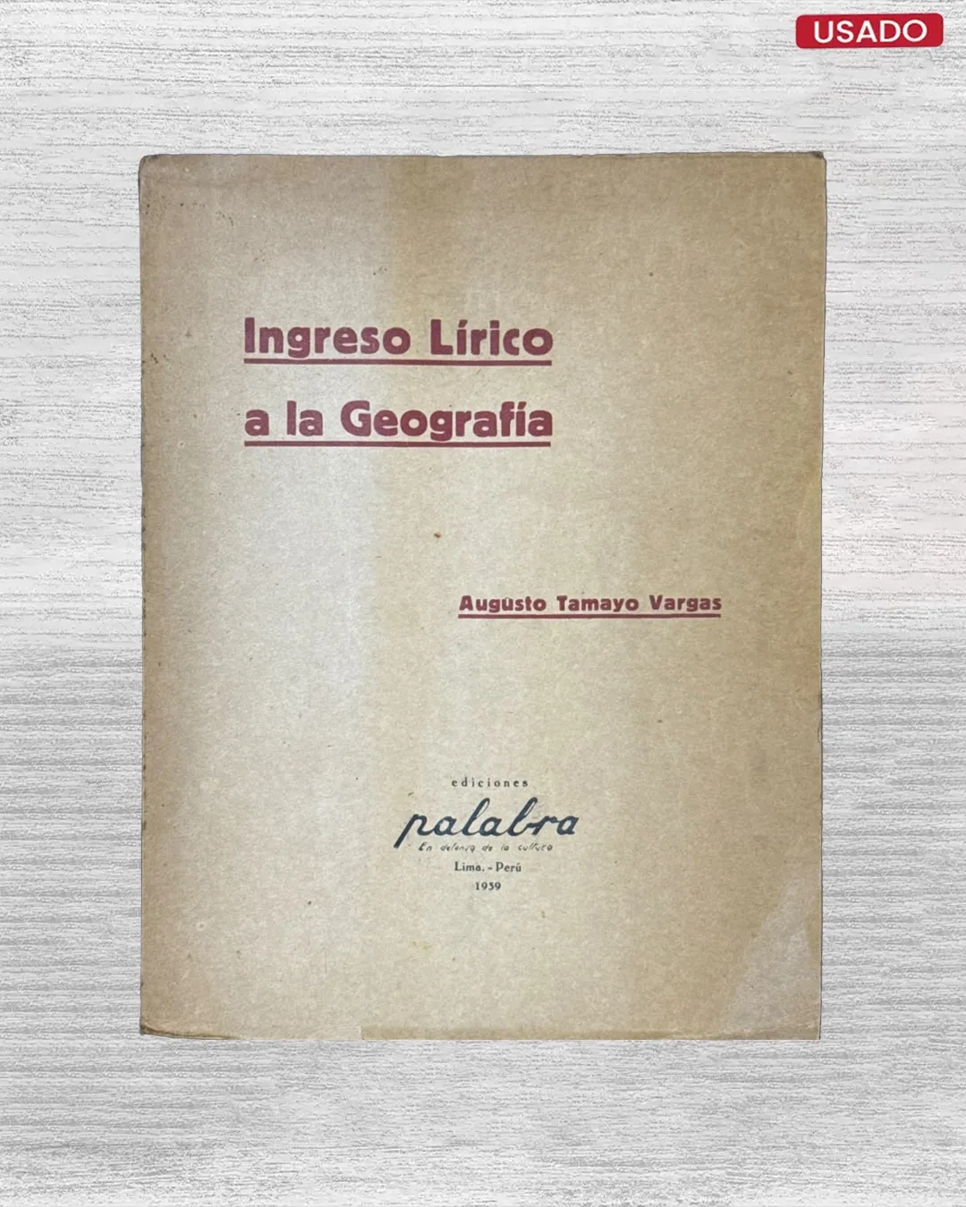 INGRESO LIRICO A LA GEOGRAFIA