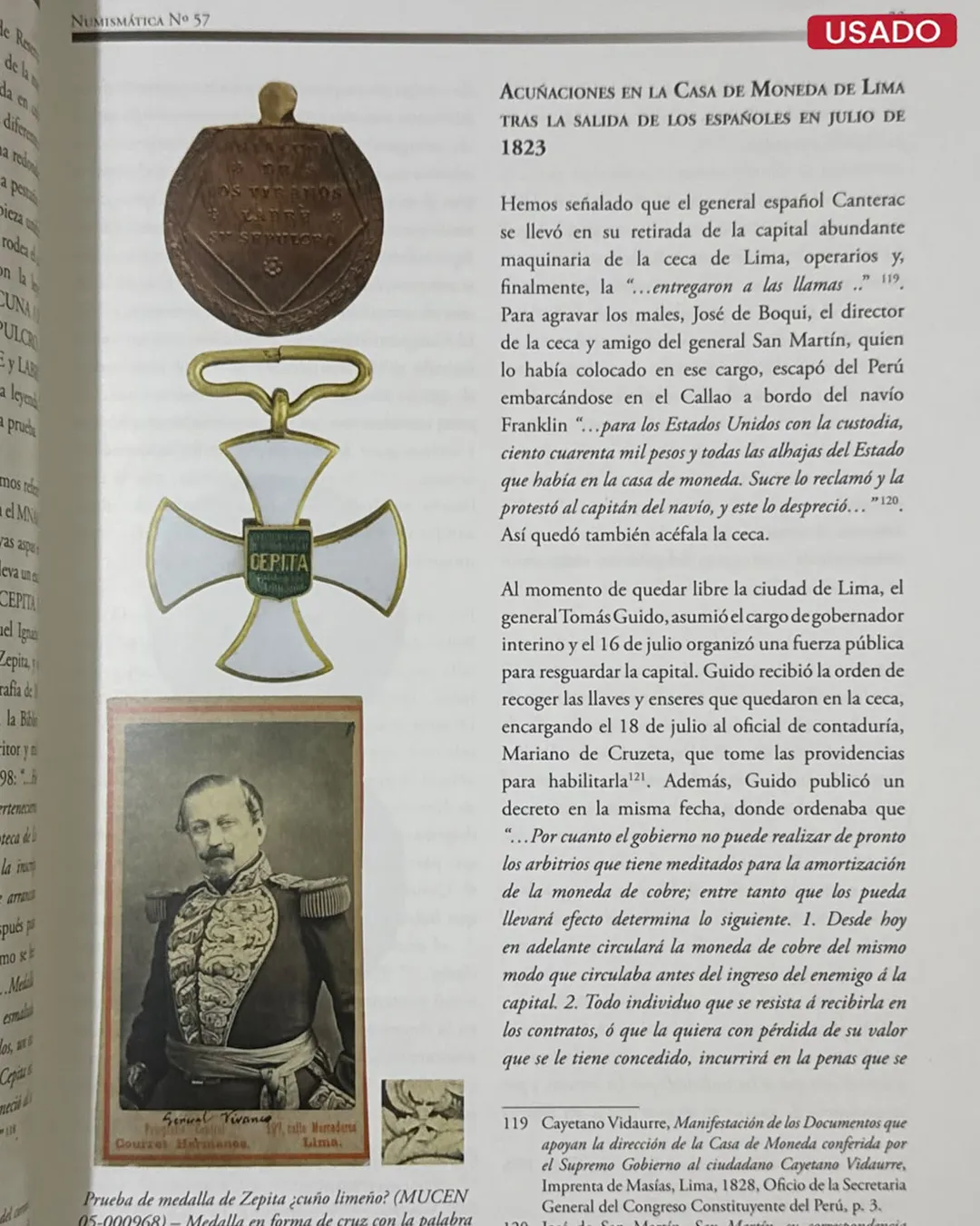 EDICION BICENTENARIO DE LAS BATALLAS DE JUNIN Y AYACUCHO, 1824 – 2024: NUMISMATICA Nº 57 - Imagen 2
