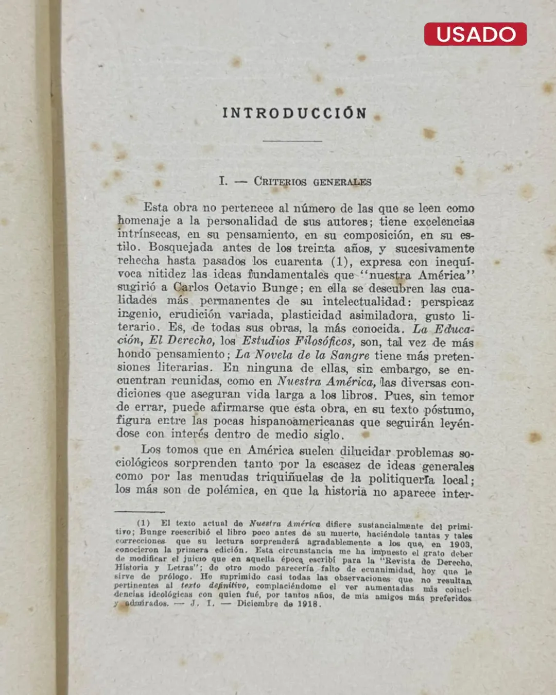 NUESTRA AMÉRICA (ENSAYO DE PSICOLOGÍA SOCIAL) - Imagen 3