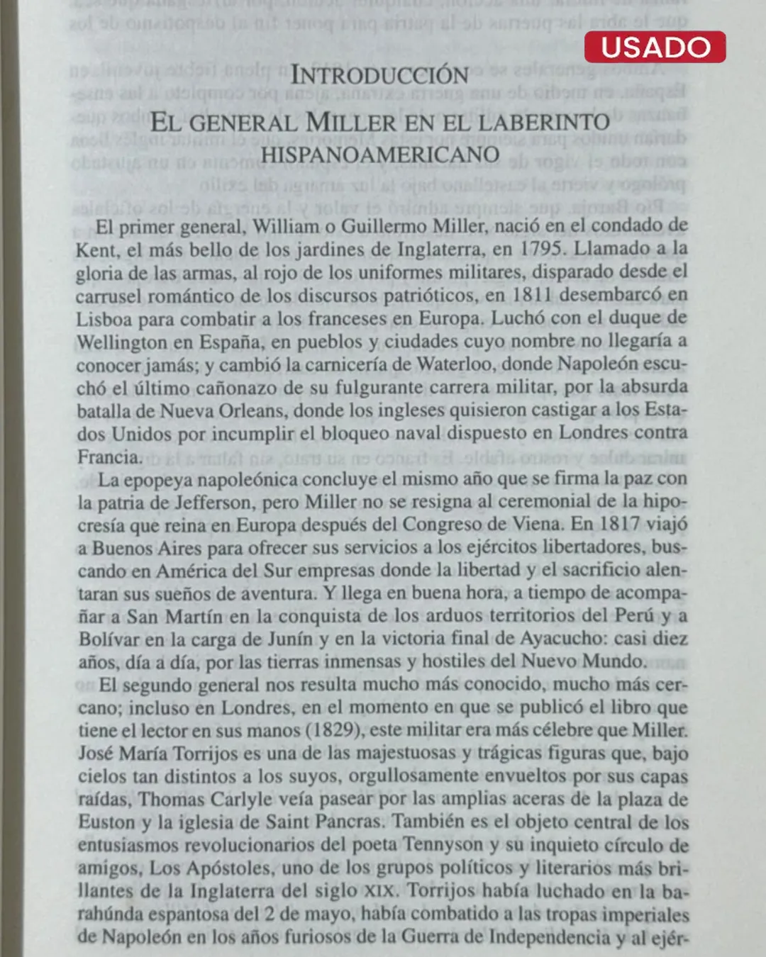 MEMORIAS DEL GENERAL MILLER - Imagen 3