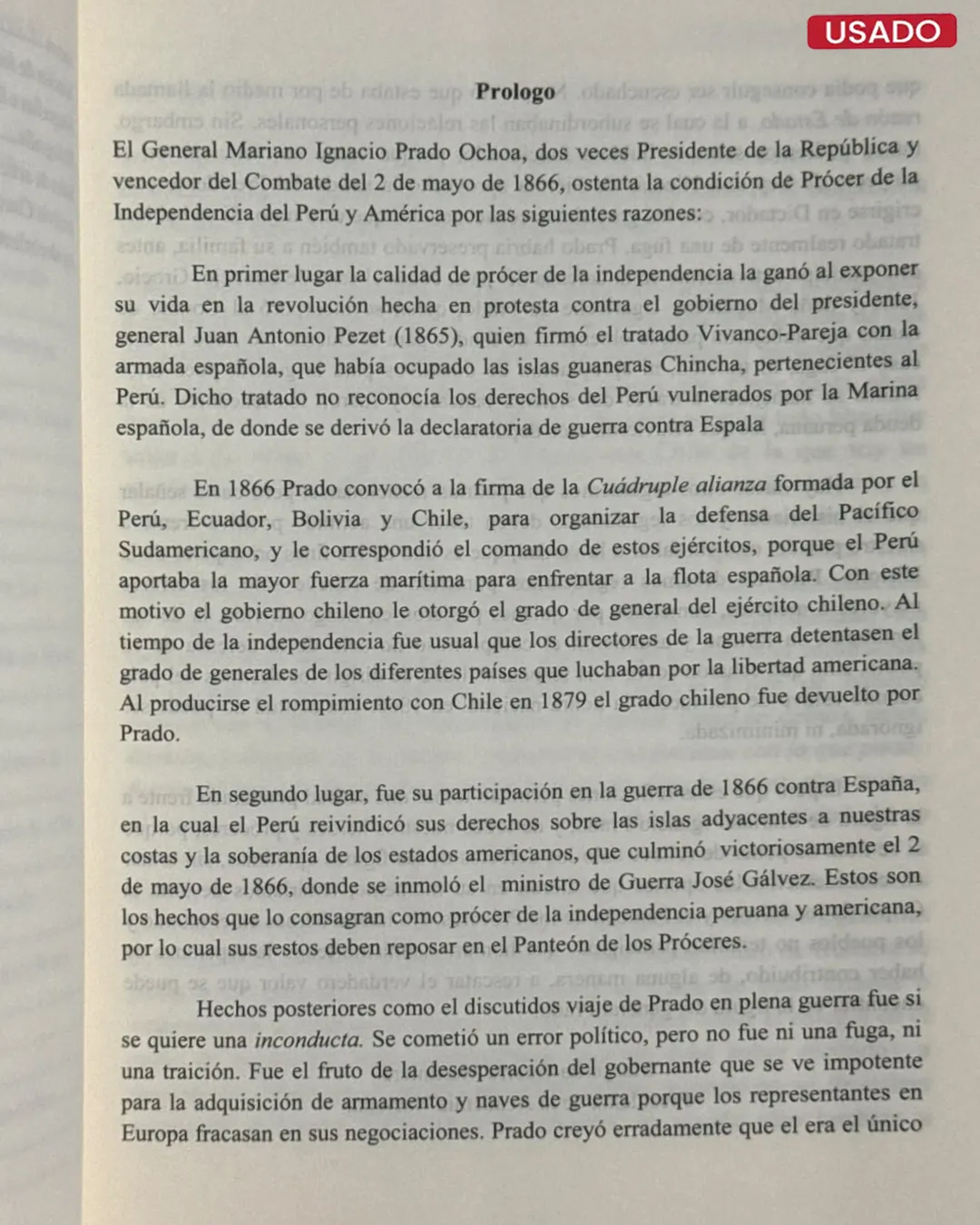 ACLARANDO UNA INFAMIA: LA VERDADERA HISTORIA DE MARIANO IGNACIO PRADO - Imagen 3