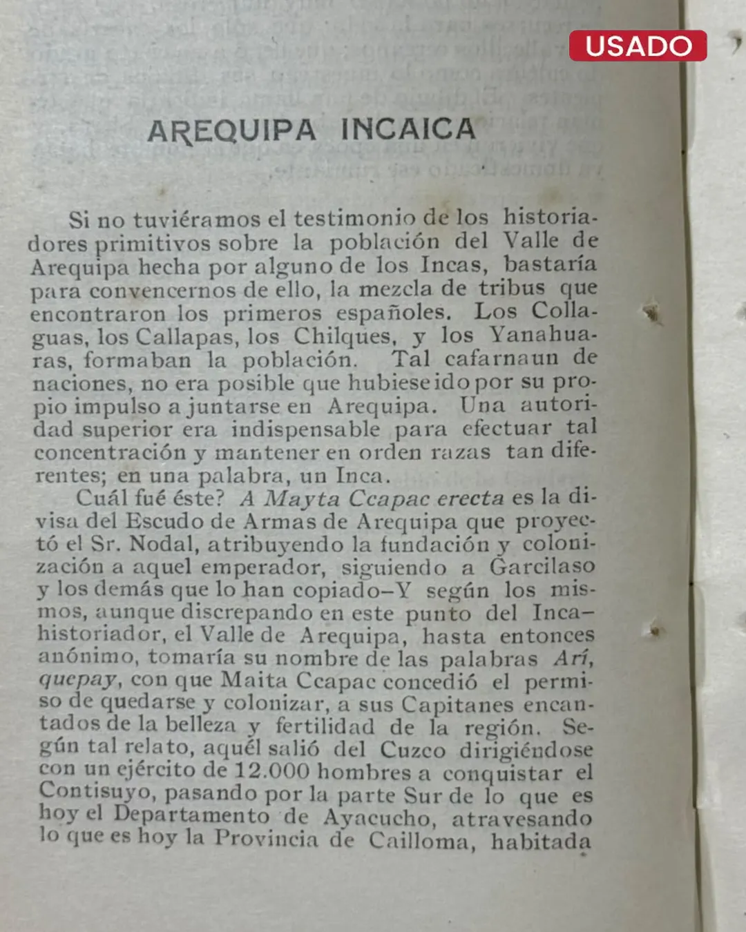 DOCUMENTOS PRIMITIVOS EL CABILDO DE AREQUIPA - Imagen 5