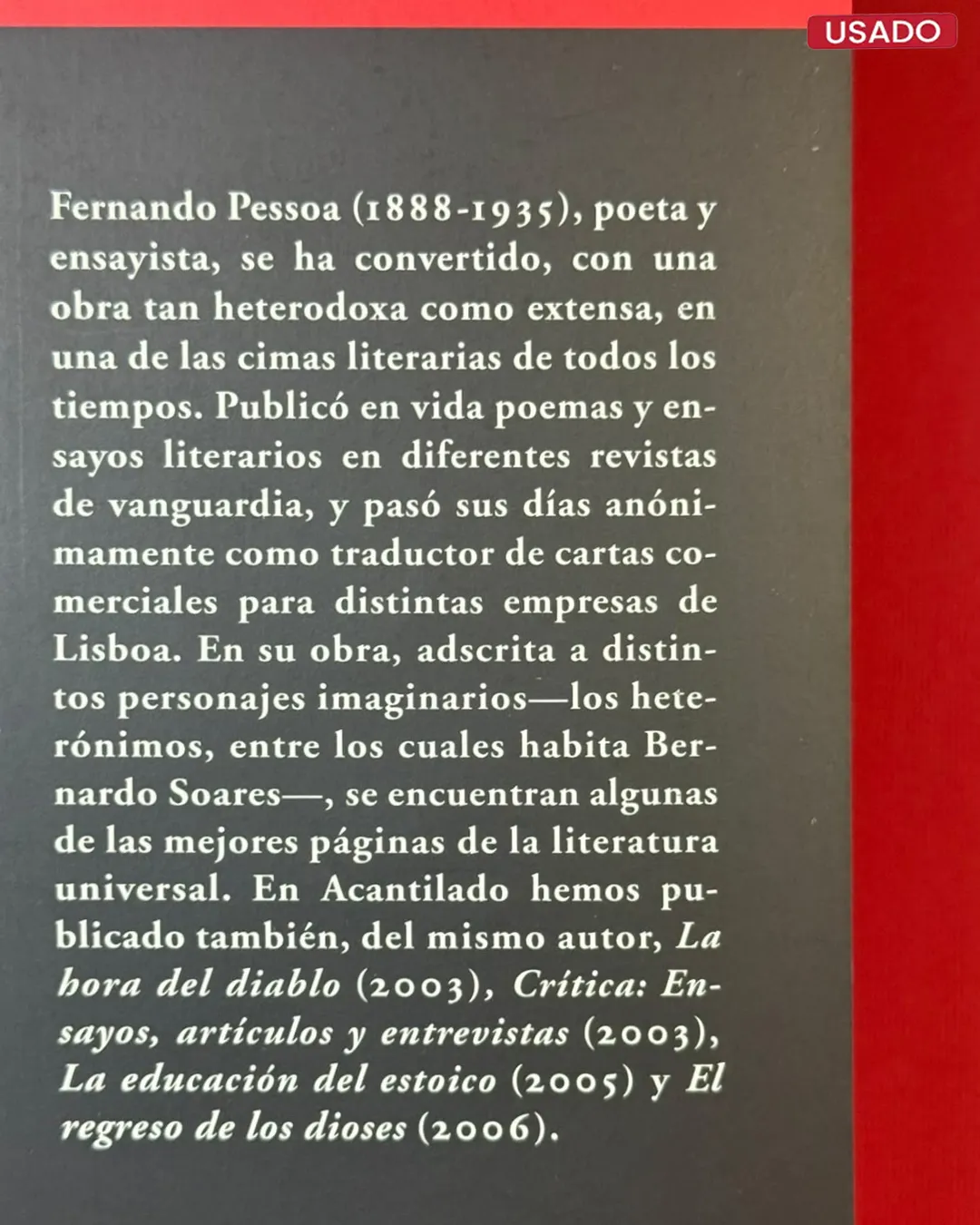 LIBRO DE DESASOSIEGO - Imagen 3