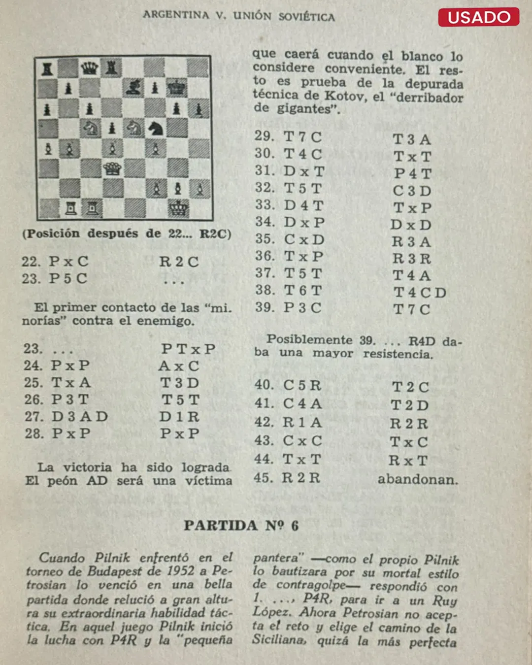 ARGENTINA V. RUSIA: MATCH DE AJEDREZ JUGADO EN BUENOS AIRES – MARZO DE 1954 - Imagen 2