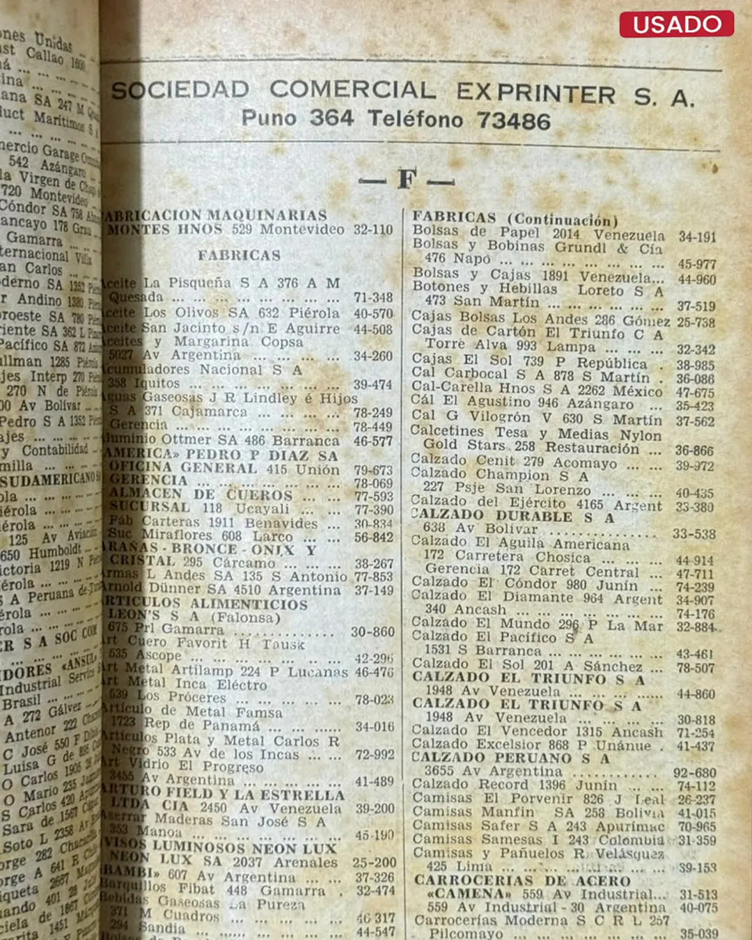 TELEFONOS LIMA Y PROVINCIA (1961) - Imagen 2