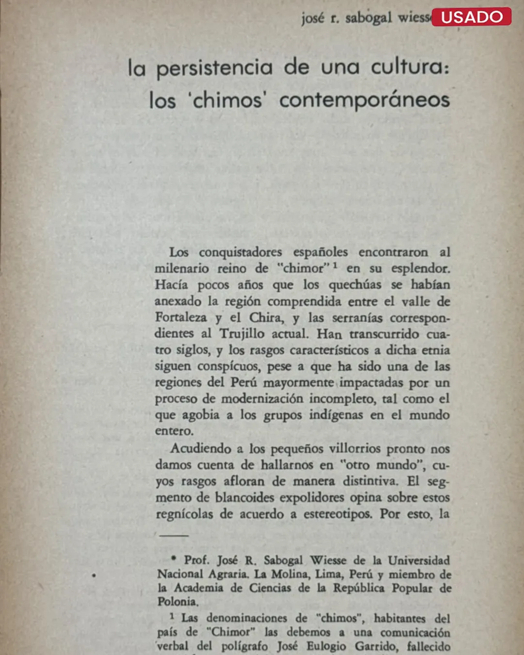 CHIMOR, UNA ANTOLOGIA SOBRE EL VALLE DE CHICAMA - Imagen 2