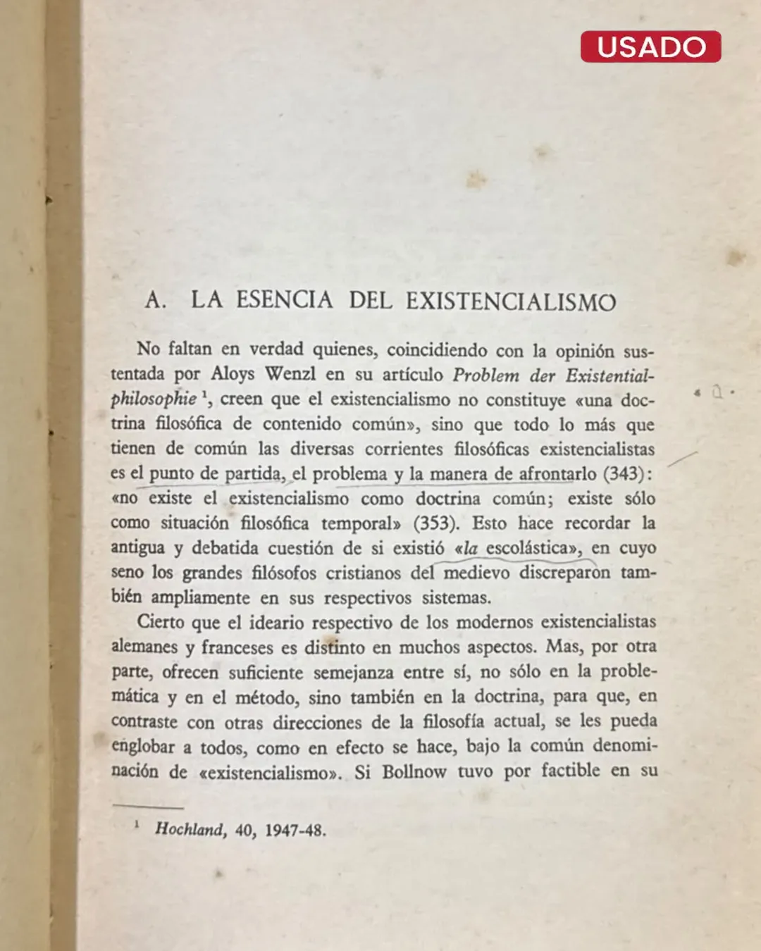 EL MODERNO EXISTENCIALISMO ALEMAN Y FRANCES - Imagen 3
