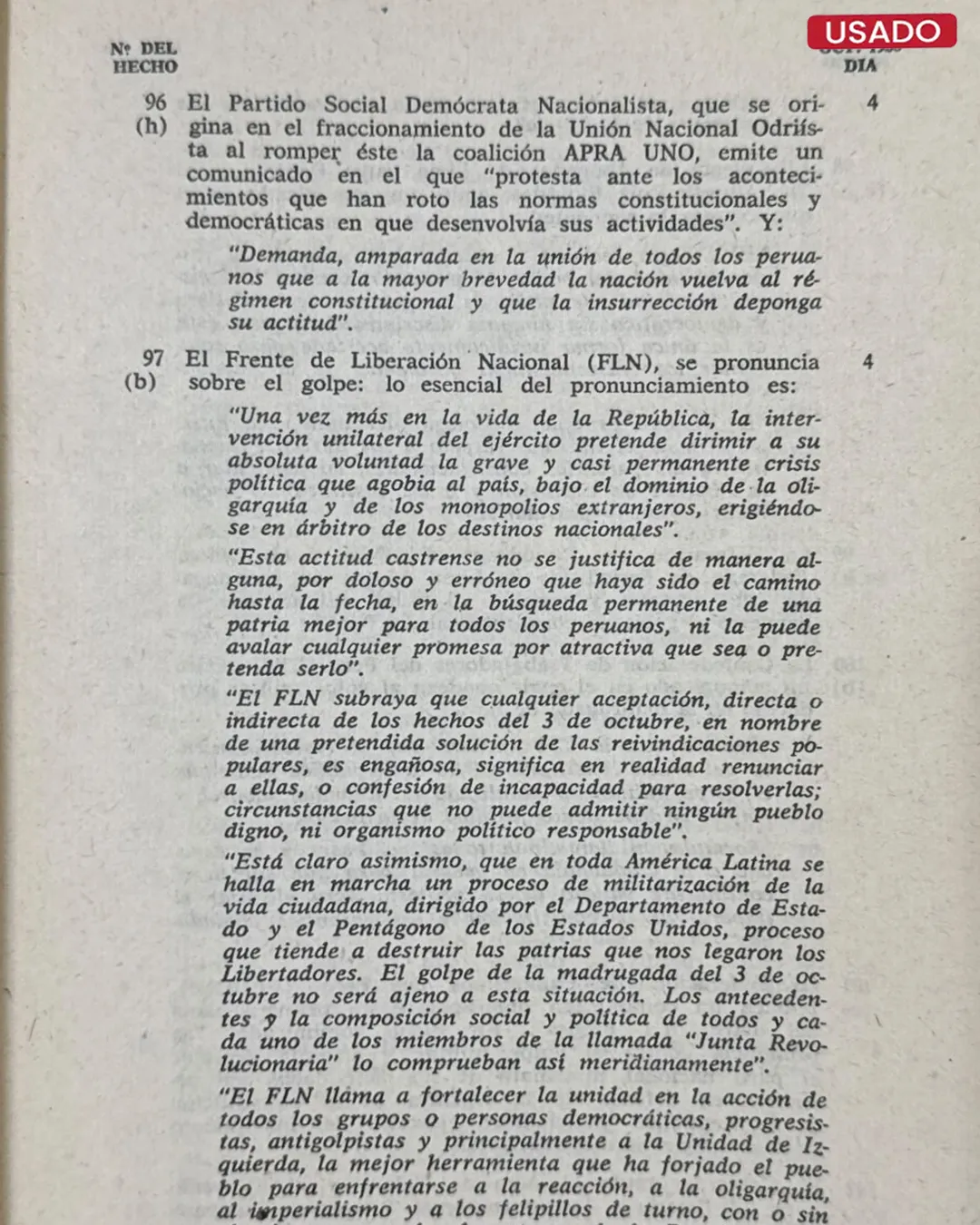 PERÚ: CRONOLOGÍA POLÍTICA (1968-1980) - Imagen 4