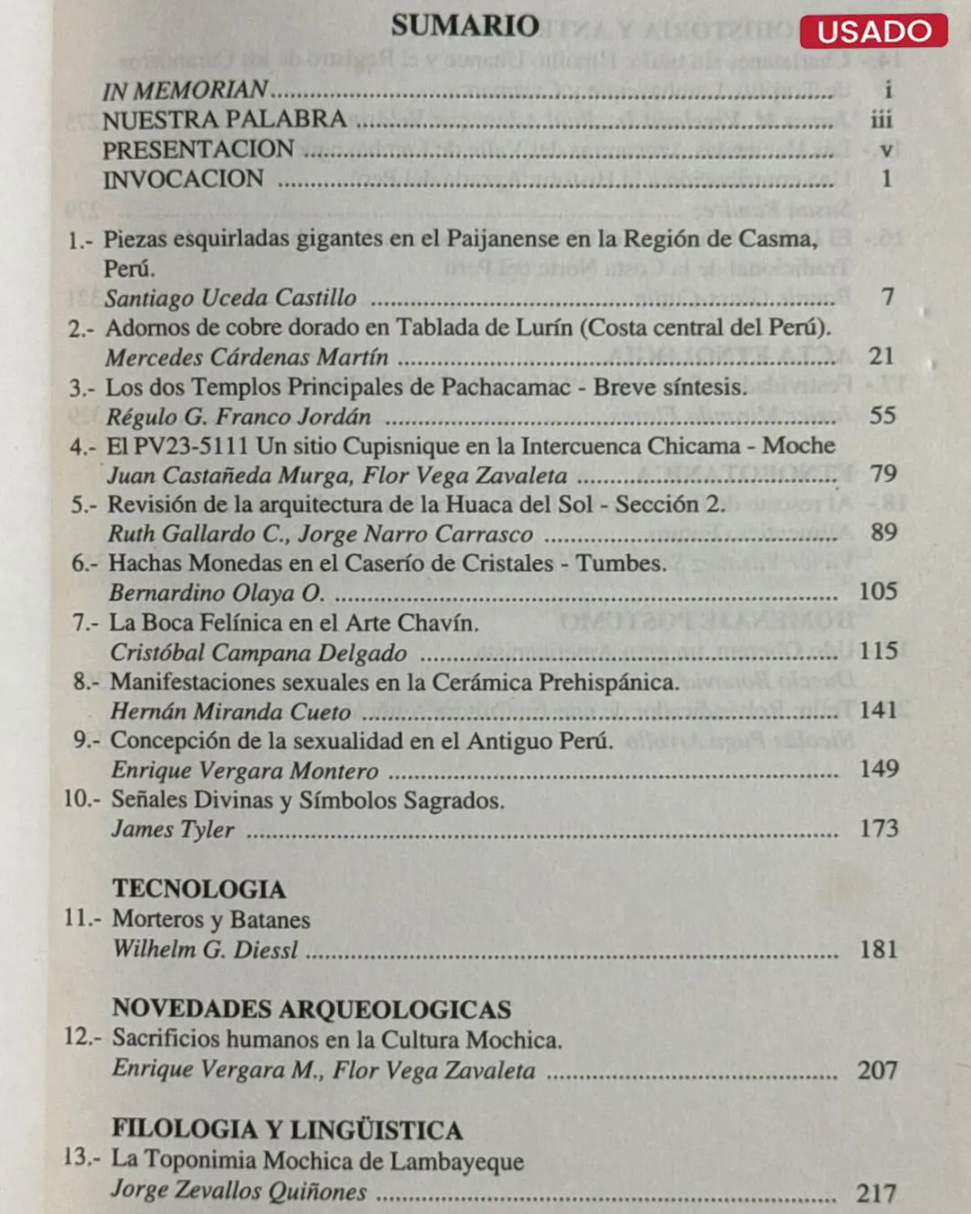 REVISTA DEL MUSEO DE ARQUEOLOGIA Nº 4 - Imagen 2